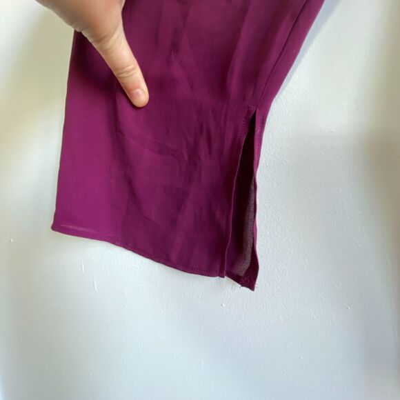 Bold Elements Cut to Curve Women Purple Paragon Cold Shoulder Tunic Plus 3X NEW - Picture 5 of 7